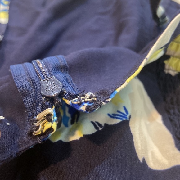 Old Navy | NWOT Floral Sundress Adjustable Straps in Navy Blue Size Medium - Picture 10 of 12